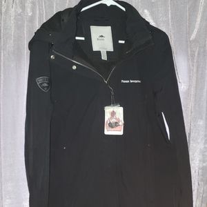 Black winter jacket
